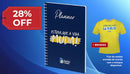 Planner: "Estuda, que a vida muda!" + Camisa (Brinde)